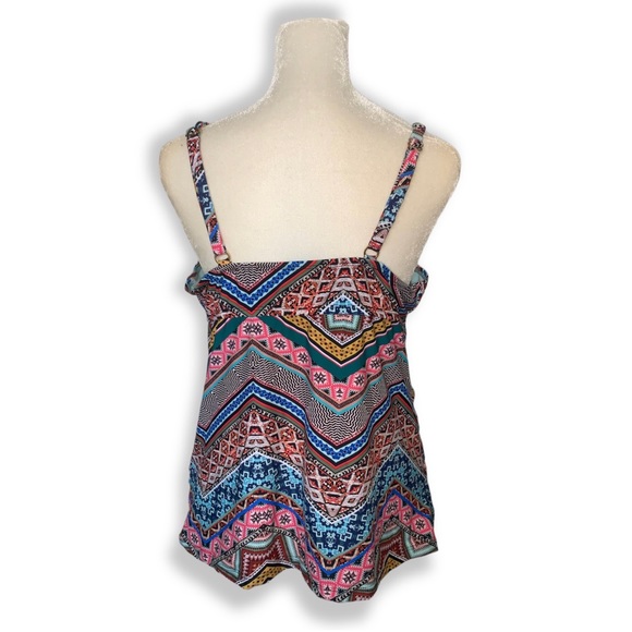 TIME AND TRU TANKINI SWIMSUIT TOP - Picture 3 of 7